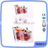Stainless Steel Metal Type Shopping Trolley