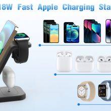 2023 Hot Selling Fast 3 in 1 Charger Stand Dock Foldable Magnetic Quick 23W Support OEM thumbnail-3