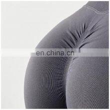 New! MOQ 1 Women Soft Sport Wear Scrunch Butt Lift Seamless Leggings Custom Ribbed Push Up Booty Workout Gym Fitness Yoga Tights thumbnail-5