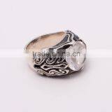 WHITE TOPPAZ Ring,925 Sterling Silver Jewelry Wholesale,WHOLESALE SILVER JEWELRY,SILVER EXORTER,SILVER JEWELRY FROM INDIA thumbnail-2