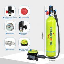 1L Mini Scuba Diving Dive Air Tank OEM Logo Dive Gears With High Pressure Pump thumbnail-2