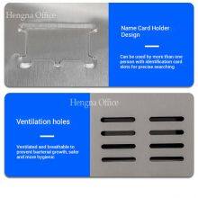Fábrica chinesa de atacado de armários de aço inoxidável com múltiplas portas, resistentes a arranhões e desgaste, com maçanetas de alumínio para escolas e escritórios thumbnail-4