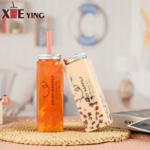 Plastic Beverage Juice Bottle With Reusable Transparent Plastic Bottle and Aluminum Lids thumbnail-2