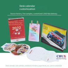 Creative Desk Calendar Printing Factory, Enterprise Promotion, Business Gift, Advertising Design, Ring - Bound Customization Factory thumbnail-2