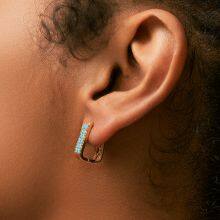 KMJ Sensitive Skin Friendly 18K Gold Plating Tarnish Resistance Brass Earrings thumbnail-5