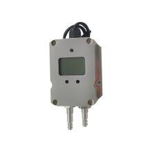 LCD Digital Display 4-20mA Output Wind Pressure Transmitter RS485 Micro Air Differential Pressure Sensor for Fire Suppression System thumbnail-1