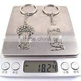 Wholesale Custom Keychains Wedding Invitation Wedding Gif Couple Key Chain thumbnail-5