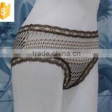 Hot Sell Sexy Underwear Young Lady Panty,lace Waistband and Stripe Covering Panty thumbnail-2
