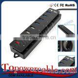 Cheap Hi - Speed Usb 3.0 With 2.0 8 Ports Hub For Smart Phones Tablets thumbnail-5