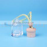 Glass Hanging Bottle With Wooden Cap Car Refresh Bottle thumbnail-5