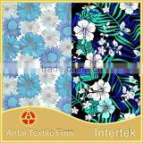 Beautiful Flower Designs Painting Fabric / Nylon Lycra Swimwear Print Fabric With Flower thumbnail-5