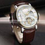 Double Layer Genuine Leather Blade Style Mechanical Watch Hot !!!
