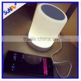 Low Price Factory Outlets Intelligent Bluetooth Touch Sensor Led Table Speaker Lamp With Mini Speaker thumbnail-1