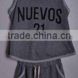 Cotton Sleeveless Sports Suits for Women From Garment Factory