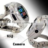 steel wrist phone MQ006 wristwatch mobile phone