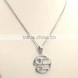 Stainless Steel Fashion Jewelry Best Friends Pendant Necklace thumbnail-3