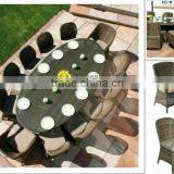Cast Aluminium Furniture Rattan Dinning Furniture