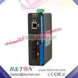 10/100M 2Fiber port with 1RJ45 fiber to copper media converter