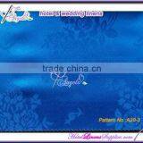 Square 90" * 90" Poly Jacquard Tablecloths With Floral Pattern for Table Decorations in Wedding Events thumbnail-2