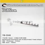 Slatwall Hanging Hook Pipe Clothing Hook Display Hook With Balls thumbnail-3