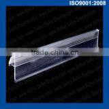 clear plastic extruded curved data strip