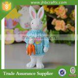 Easter Bunny Resin Craft Work Rabbit Home Decoration thumbnail-3