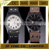 Fashion Leather Band Watches Outdoor Sport Analog Quartz Date Watch Black Matte thumbnail-2