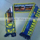 Custom Design Promotional Printed Silk Like Material Soccer Fans Scarf thumbnail-3