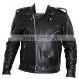Brando Motorbike Leather Jacket/ Moto Leather Jacket For Men thumbnail-1
