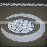 Flush Mounted Ceiling Lamp With The Moon Pattern thumbnail-1