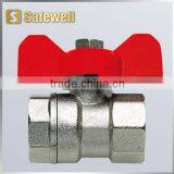 C.P. Reduced-flow Brass Ball Valve F.F. With Handle thumbnail-1