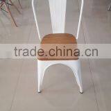 Adeco Stackable Industrial Chic Style Dining Cafe Lounge Bistro Chair thumbnail-1