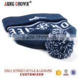 Top Quality Custom Knit Beanie Pom/top Pom Cuffed Beanie/3d Beanie thumbnail-3