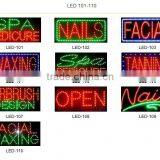 Beautiful Outdoor Led Shop Sign Board Led Nails Open Shop Signage thumbnail-5