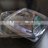 Plastic PET blister tray with separated lid for food packaging