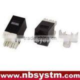 UTP Cat.6 Keystone Jack 180 Degree,dual IDC Type