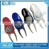Colorful Automatic Metal Retractable Divot Tool thumbnail-1