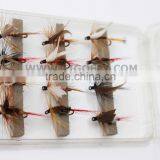 12 pcs Assorted Winged Wet Fly Set Fly Fishing Flies Lures