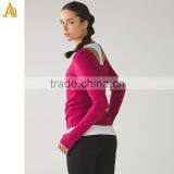 Custom Gym Yoga Shirt Women Long Sleeve T-Shirt Wholesale Yoga Wear thumbnail-4