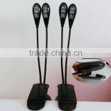 Made In China Colourful 2 Dual Arm Flexible Clip Book Reading LED Light. thumbnail-3