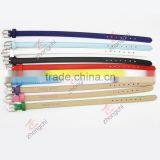 8MM Width Colorful Genuine Leather Wrap Bracelet thumbnail-1