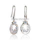 New Trendy Victoria Series Teardrop Spinel Hoop Earrings thumbnail-6