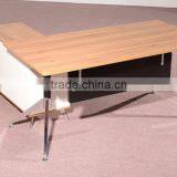 HC-M003 Walnut Color L Shape Office Executive Desk Boss Desk Hot Sell