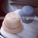 2016 Wholesale Latest Design Summer Hollow Out Sun Hat Europe Market Hot Sale Original Straw Cowboy Hat thumbnail-2