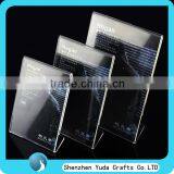 A4 Slanted Back Acrylic Tabletop Sign Holder for Store