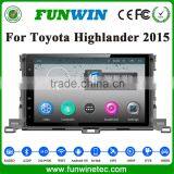 Funwin Double Din Pioneer Car Audio System Dvd Player For Toyota Highlander 2015 With Car Radio Gps Navigation thumbnail-1