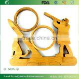 WR024/ 2015 Home Decor Wooden Wine Rack Wood Single Bottle Display Rack Professional Design Wine Rack FDA SGS LFGB thumbnail-3