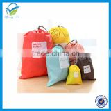 Waterproof Nylon Drawstring Bags Ditty Bag Cord Bag for Home Storage Travel Use 4 Different Size