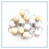 2015 top selling soft foam 4cm pu baseball ball keychain