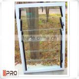 New design swing with sun shade glass louver window
